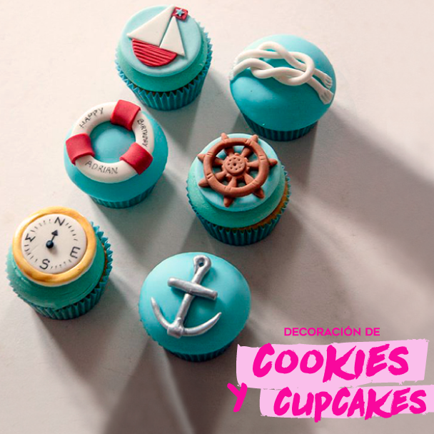 En este curso vas a aprender a realizar cookies y cupcakes y luego decorarlos con infinitos motivos para todos los eventos importantes.