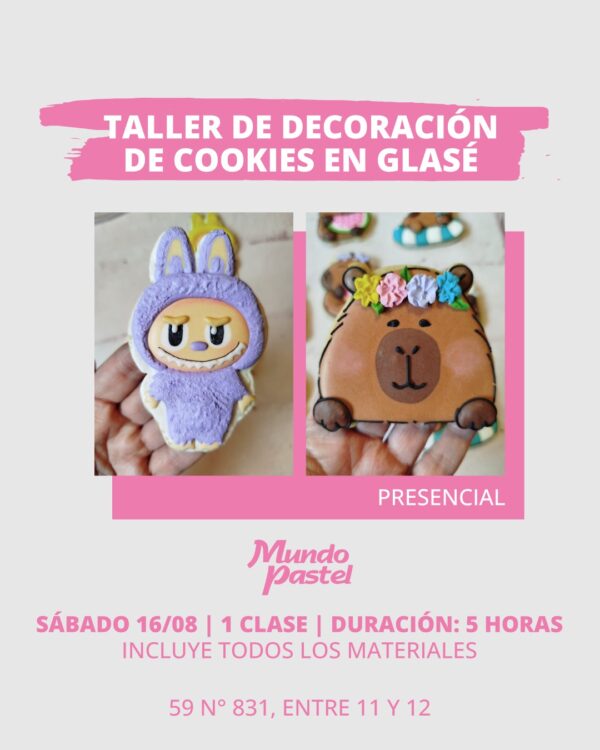 Curso cookies en glasé
